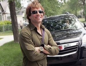 Bon Jovi with a Saturn Outlook Bon Jovi with a Saturn Outlook