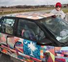 Maryland Owner Gives Her 1993 Saturn SL a Nail Polish Paint Job Maryland Owner Gives Her 1993 Saturn SL a Nail Polish Paint Job