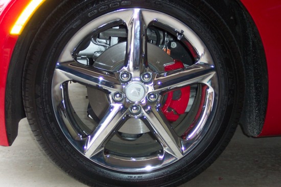 red calipers