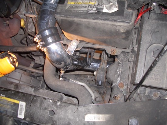 Bottom 1/2 of intake installed