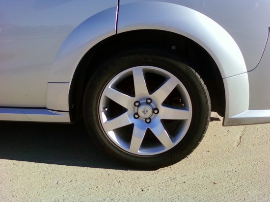 Rear wheel well