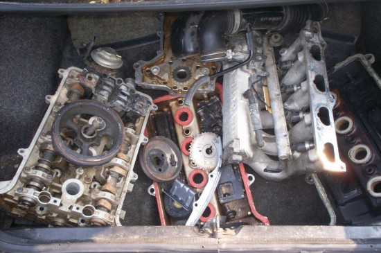 extra parts head/intake/timing chain cover from 92 SC2