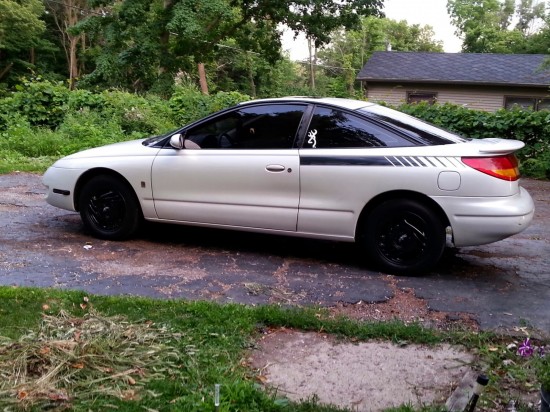 My 1998 Saturn Sc2 Pearl White Leather Interior