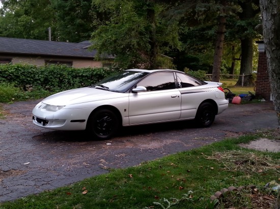 My 1998 Saturn Sc2 Pearl White Leather Interior