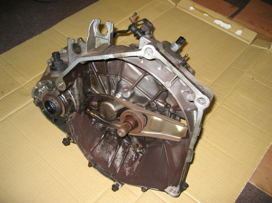 Transaxle assembly, prior to rebuild (clutch side)